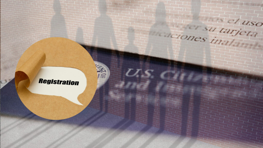 registration logo and form